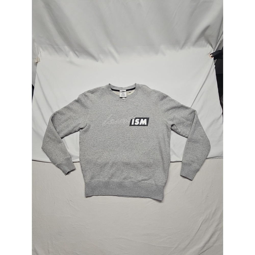 Rare‎ LACOSTE LIVE Unisex Size Med LacostISM Spellout Sweatshirt